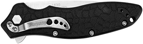 Kershaw Oso Sweet EDC Pocketknife 3 8Cr13MoV Steel Drop Point Blade Assisted Folder Opening with Flipper Liner Lock System Black