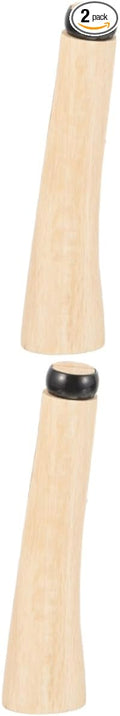 Abaodam 2sets Axe Wooden Handle Replacement Fit for Camping Axe Easy to Install Handle