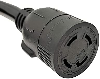 Parkworld NEMA L5-30P Male to L14-30R Generator to Transfer Switch Adapter for Home Back Power Transfer Switch or House Panel (36FT)