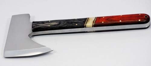 Axe D2 Steel 12.30 Exotic Wood Handle Axe/Hand Forged Woodsman Axe