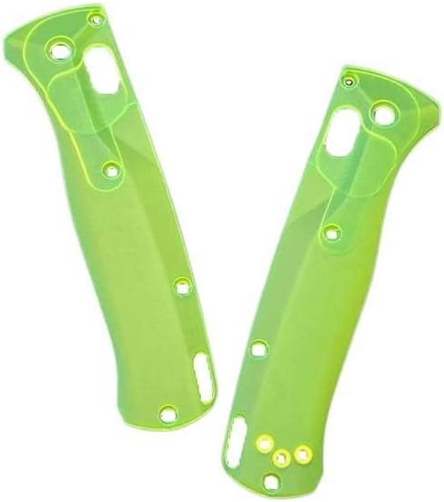 2-Piece Pair Acrylic Scales Fits for Bugout 535 Handle Patch Replacement DIY Accessory