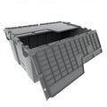 Plastic Modern Lidded Home Storage Bins - 6 Pack Heavy Duty 8.5 Gallon Size - 21.5 Inch L x 15 Inch W x 9 Inch H