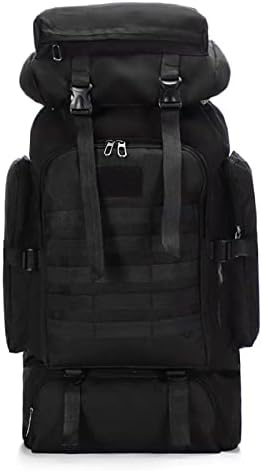 Tactical Backpack Military Molle Hiking 80L Camouflage hiking bag tactical black
