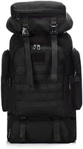 Tactical Backpack Military Molle Hiking 80L Camouflage hiking bag tactical black