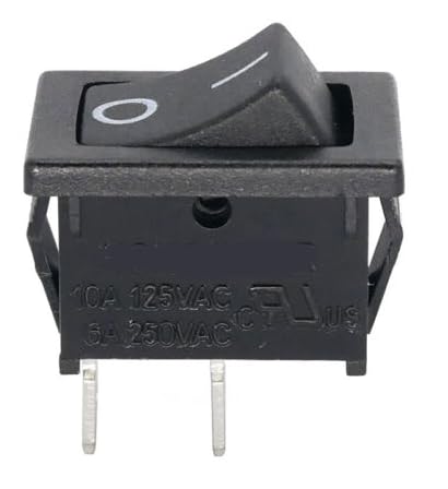 Replacement On/Off Switch for Westinghouse WGen9500DF 12500W Generator - Toggle Push Button Black Manual