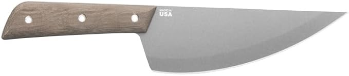 Tops Knives Frog Market Special XL Full Tang Fixed Blade- Tungsten Cerakote Blade Finish- Black Kydex Sheath w/Rotating Spring Steel Clip