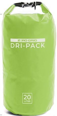 Zero Grid Waterproof Dry Bag - Floating Roll Top Drybag Keeps Dry 10L/20L/30L/40L Sizes for Backpacking Kayaking Boating Camping Fishing Hiking Made from Tough 500D Material