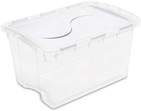 STERILITE 19148006 48QT Hinged Lid Store Box