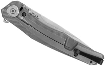Zero Tolerance 0707 Folding Knife CPM 20CV Blade Steel Tuned Detent System for Smooth Opening 3.5 Inch Drop Point Blade Made in the USA Carbon Fiber