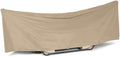 Covermates Hammock Cover – Classic 12-Gauge Vinyl Weather-Resistant Polyester Lining Adjustable Buckle Straps &amp Lightweight Protection 188W x 58D x 20H Classic Tan