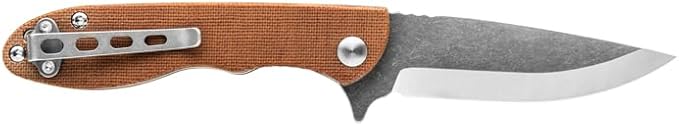 TOPS Knives Mini Scandi Folder 4.0- Tumble Finish Blade Finish