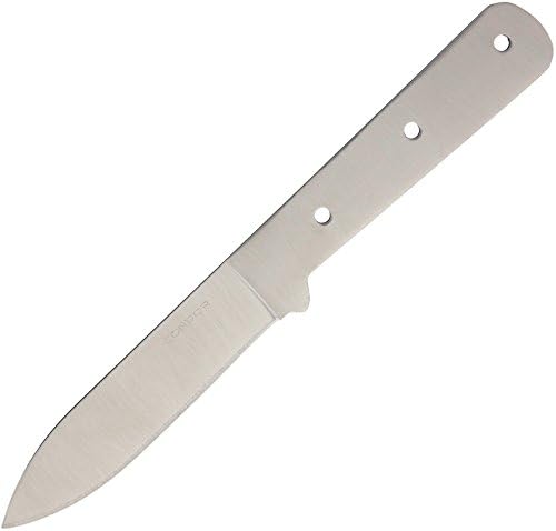 Condor Tool &amp Knife Kephart Blade Blank - 1075 High Carbon Steel - Knife Blanks with a Polished Finish - Product is Sold Without Sheath - 4.5 in Blade - 3.5oz