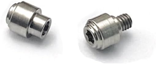 3 Sets Custom Titanium Raw Thumb Stud Screw Replacements Fit for Recon1 and Voyager DIY Making Accessory