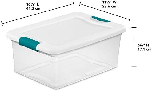 14L Latch Clear Storage Box