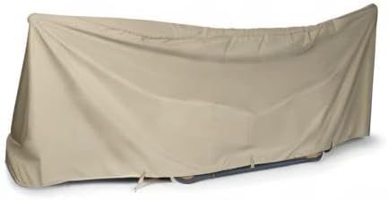 Covermates Elite Hammock Cover – Weather-Resistant 300D Polyester with Double-Stitched Seams Adjustable Buckle Straps &amp Lightweight All-Weather Protection 188W x 58D x 20H Khaki
