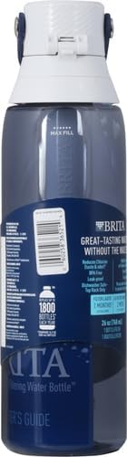 BRITA 36386 Premium Water Filter Bottles 26oz Night Sky (Pack of 6)