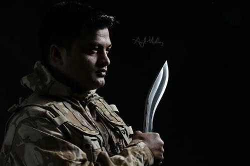 Kukri - 8 Blade 3 Fuller Farmer Khukuri - Hand Forged Factory Outlet in Nepal - Ready to Use Outdoor Camping Tool - Full Tang High Carbon Steel Blade Knife with Rosewood Handle