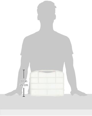 Quantum QB900 Divided Small Item Storage Box 10-1/4-Inch x 13-Inch x 2-3/8-Inch Clear