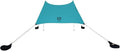 Neso Grande Portable Beach Tent Sun Shelter - Lightweight Beach Shade Canopy - Easy Setup for Family Outings - Patented Reinforced Corners - UPF 50+ Sun Protection