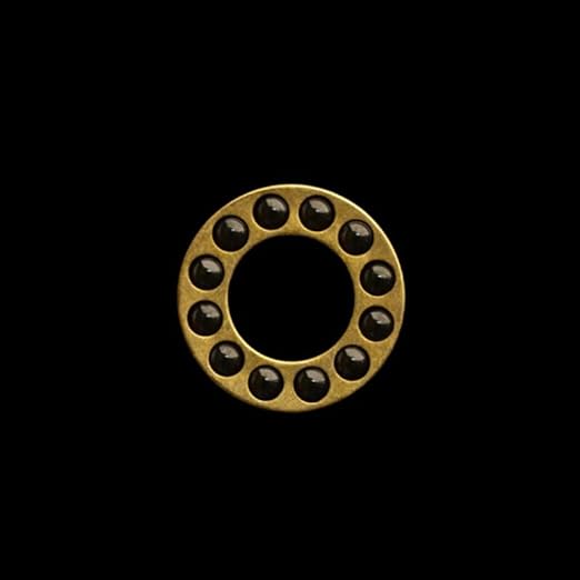2-Piece Set Brass Cage Bearing with Outer Diameters 14.3MM