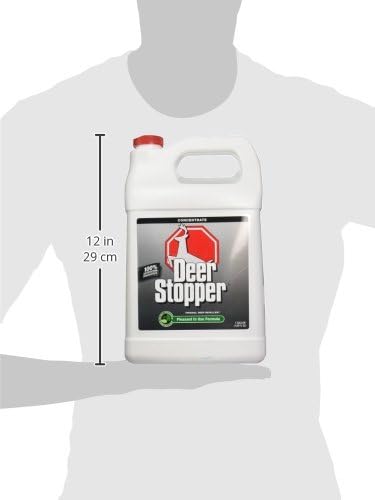 Deer Stopper Liquid Animal Stopper Repellent All Natural Effective All Year Round Safe for People and Pets No Harsh Chemicals Ready to Use Deer &amp Moose Repellent - 1 Gallon Concentrate
