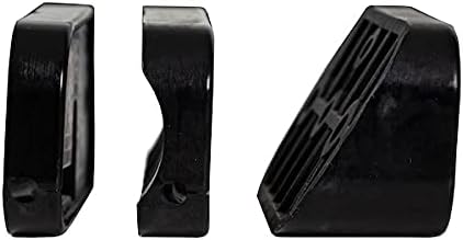 Buyers Products 1492139 Rectangular 3 Inch Wide LED Flood Light Flat Tubular and Angle Rubber Mounting Bases for Trucks Trailers and ATVs Light Bar Clear