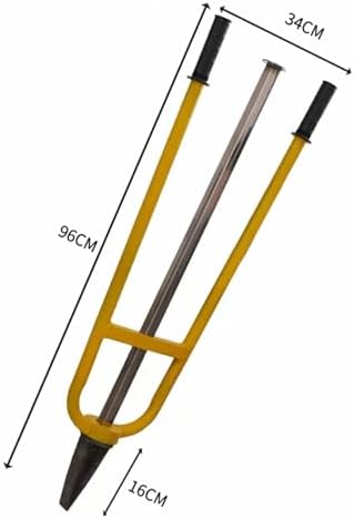 Manual Log Splitter Inertia Wedge Axe for Outdoor Wood Splitting Firewood Kindling Tool for Camping and Home Use Wilderness Survival (S)
