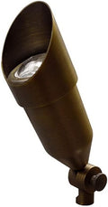 Alliance Outdoor Lighting BL200-BT Bluetooth Bullet Light Integrated LED Bluetooth Landscape Lighting Dimmable Path Spotlight Solid Brass with Aged Brass Finish 7.25 in x 2.5 in x 1.75 in