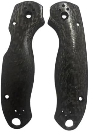 1 Pair CNC 3K Carbon Fiber Scales Handle Replacement Fits for C223 Para 3