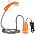 Outdoor Shower Head Portable Shower Camping Shower Outdoor Camping Shower Pump Efficient Shower Adjustable Water Flow Suitable for Camping Garden Watering Pet Cleaning