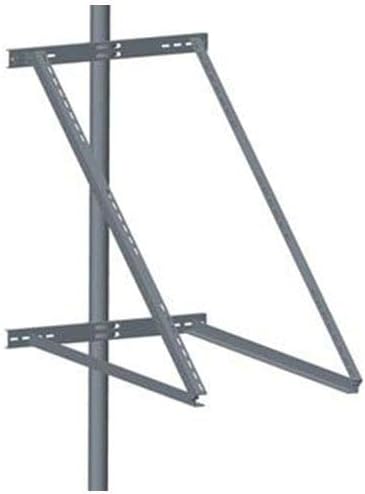 AIMS Power Adjustable Solar Panel Pole Mount Bracket - Fits 2 Panels up to 170 Watts Each