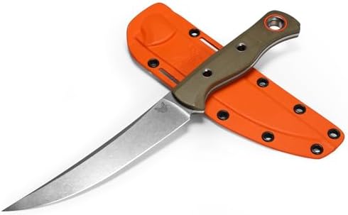 Benchmade - MeatCrafter 15500 Hunting and Cutlery Knife with OD Green G10 Handle (15500-3)