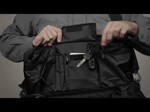 5.11 Tactical Patrol Ready 40 Liter Bag Police Security Car Front Seat Organizer Black Style 59012ABR