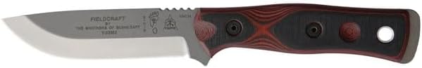TOPS Knives B.O.B. THE RAFT B.O.B. Hunter Brothers of Bushcraft Fieldc – 154 CM Steel red