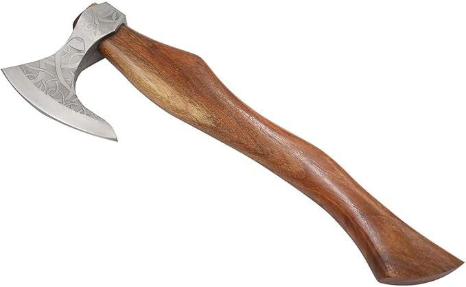 Medieval Warrior Custom Handforged Handmade Tomahawk Viking Tomahawk Axe-Camping Axe-Hunting Axe. (Design)