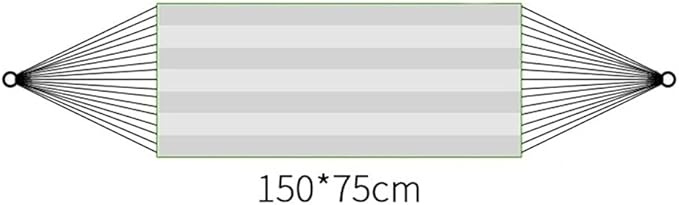 Portable Hammock Portable Child Hammock Hanging Swinging Outdoor Camping Hammocks Kid Cotton Fabric Canvas Travel Hang Bed for Backpacking Beach (Color : Blue)