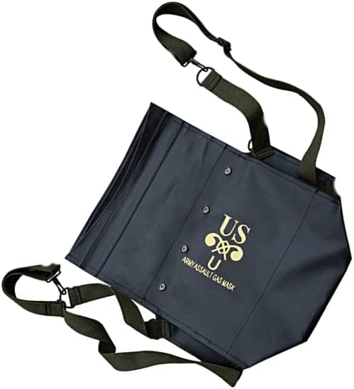 WW2 US M7 Gas Mask Bag M5 Vintage Outdoor Backpacks Waterproof Tool Kit Replica WWII D-Day Equipment