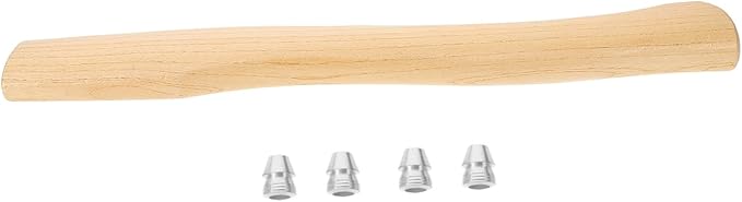 BESPORTBLE 4sets Replacement Handle for Axe Wooden Hatchet Handle for Hiking Hunting and Outdoor Activities Smooth and Safe to Use