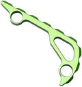 1PC Custom Aluminum Alloy Spine Back Spacer Replacement Fits for Bugout 535 DIY Making Accessory(Green)