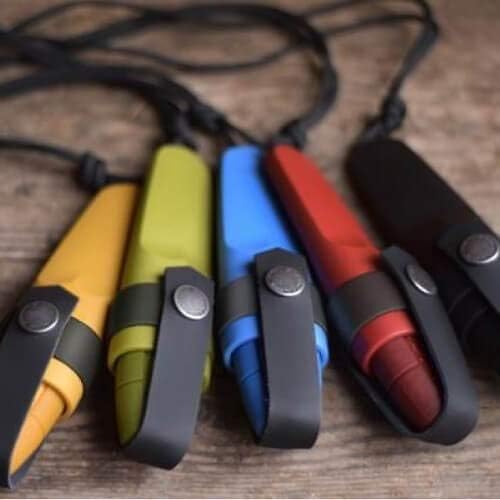 Morakniv Eldris Fixed-Blade Pocket-Sized Knife with Sandvik Stainless Steel Blade Lanyard and Firestarter 2.2-Inch