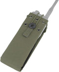 Military Tactical MOLLE Radio PouchAirsoft Paintball Hunting Walkie-Talkie Holder Bag for MPU5AN/PRC- 163AN/PRC-152AN/PRC148 etc.
