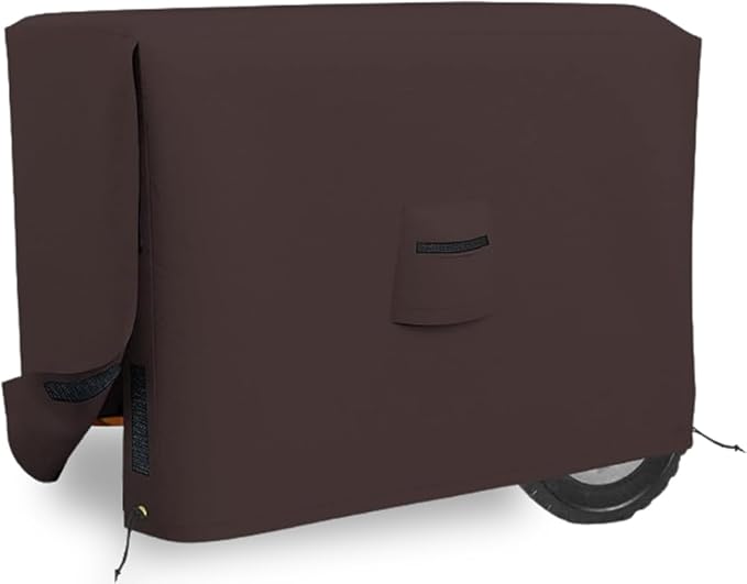 Covers &amp all Outdoor Generator Cover 12 Oz Waterproof UV &amp Weather Resistant Universal Portable Equipment Machinery Storage Protector with Air Vents &amp Drawstrings (32L x 24W x 24H Co