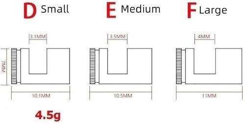 1 Set Custom Stainless Thumb Stud Screw Replacement Fits for Buck 110(Medium)