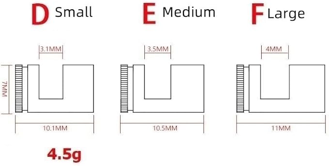 3-Piece Set Stainless Kwik Thumb Stud Replacement Fits for Buck 110 Screw Removal Tool Set DIY Accessory(Small)