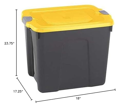 8520GRBKYL.08 Storage Tote 22 Gal.  Polypropylene