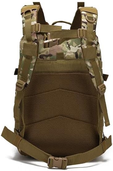 Men and Women 45L Outdoor Camouflage Backpack Capacity Hiking and Camping Bag Multi-functional Storage 3D Backpacks (CP 45L)