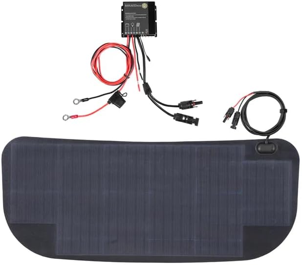 Lensun 65W 12V Hood Flexible Solar Panel for Ford Bronco 6th Gen (2021-Present) - Off Grid Solar Power for Offroading/Overlanding/Camping