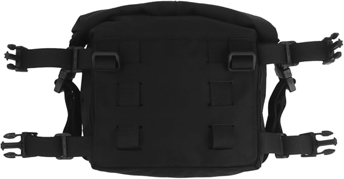 Tactical Expansion Pack Chest BagLarge Capacity MOLLE Admin Pouch Utility Chest Pouch for Placard Split Chest Rig