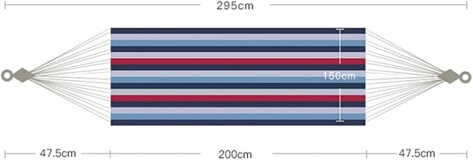 Portable Hammock Portable Outdoor Camping Hammock Swing Chair Garden Home Travel Swing Sailor Stripe Hammock for Backpacking Beach