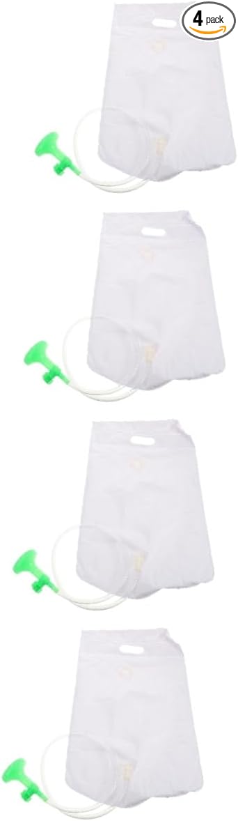4pcs Portable Inflatable Shower Bag for Bedridden Patient Hair Washing Bedside Bathing Tool Splash